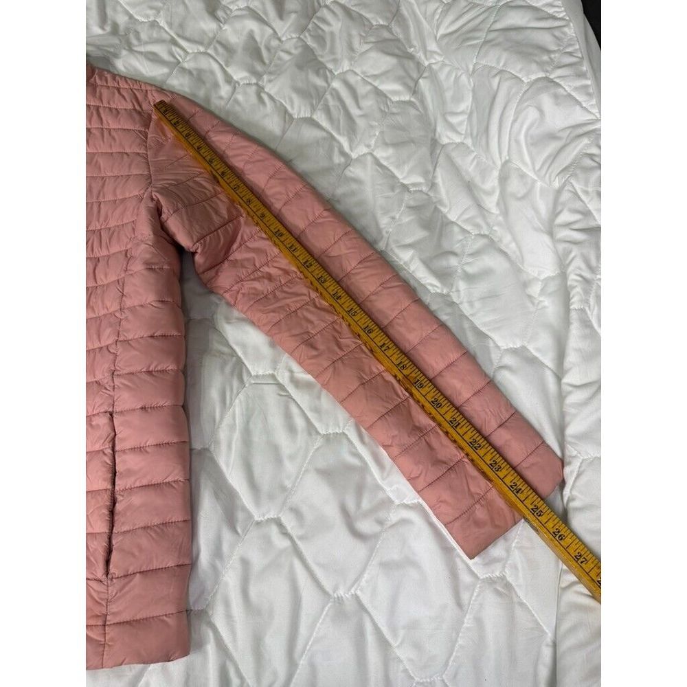 Lands‎ End Primaloft Quilted Jacket Women's Pink Full Zip RUNNING MED OR SM - Picture 6 of 9